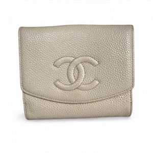 CHANEL Cavier Leather Wallet